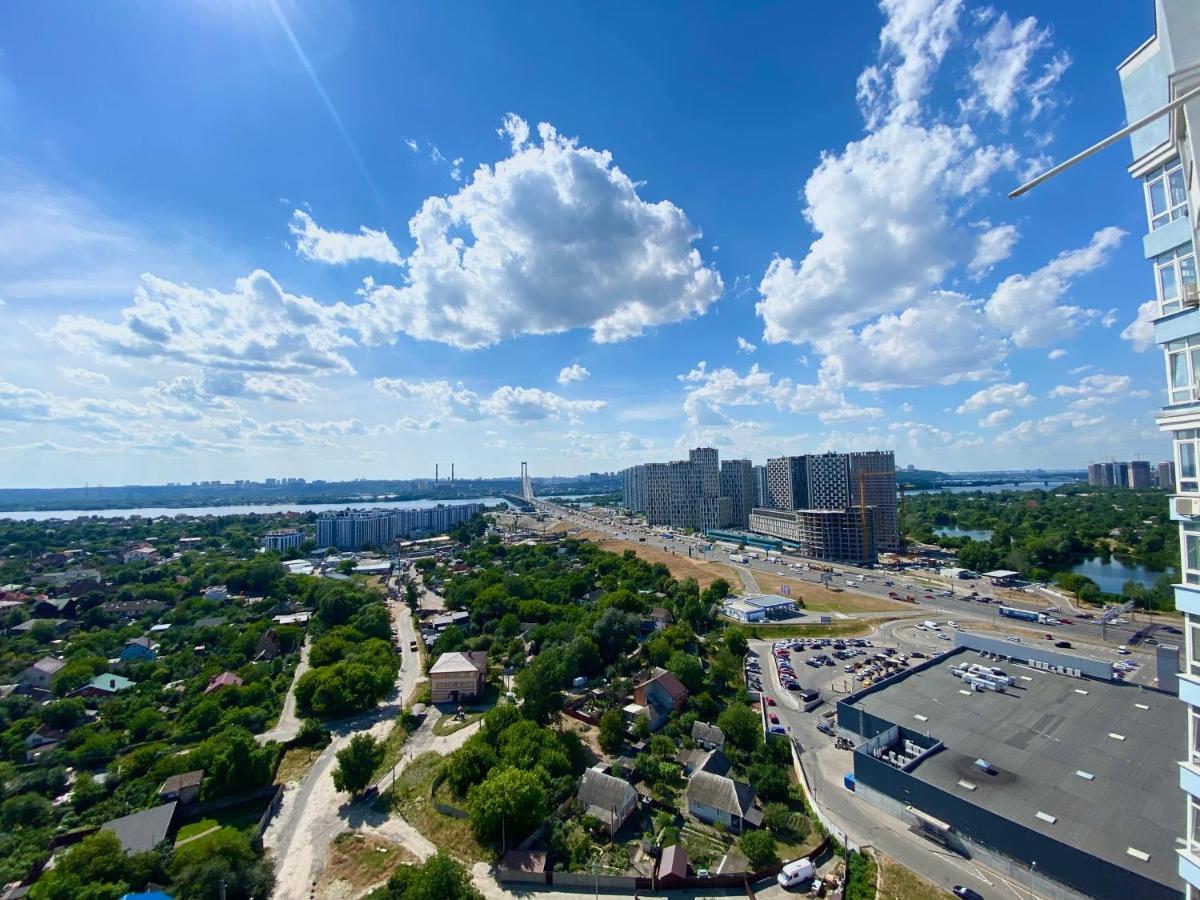 Apartments With Dnipro View كييف المظهر الخارجي الصورة
